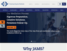 Tablet Screenshot of jamsadr.com